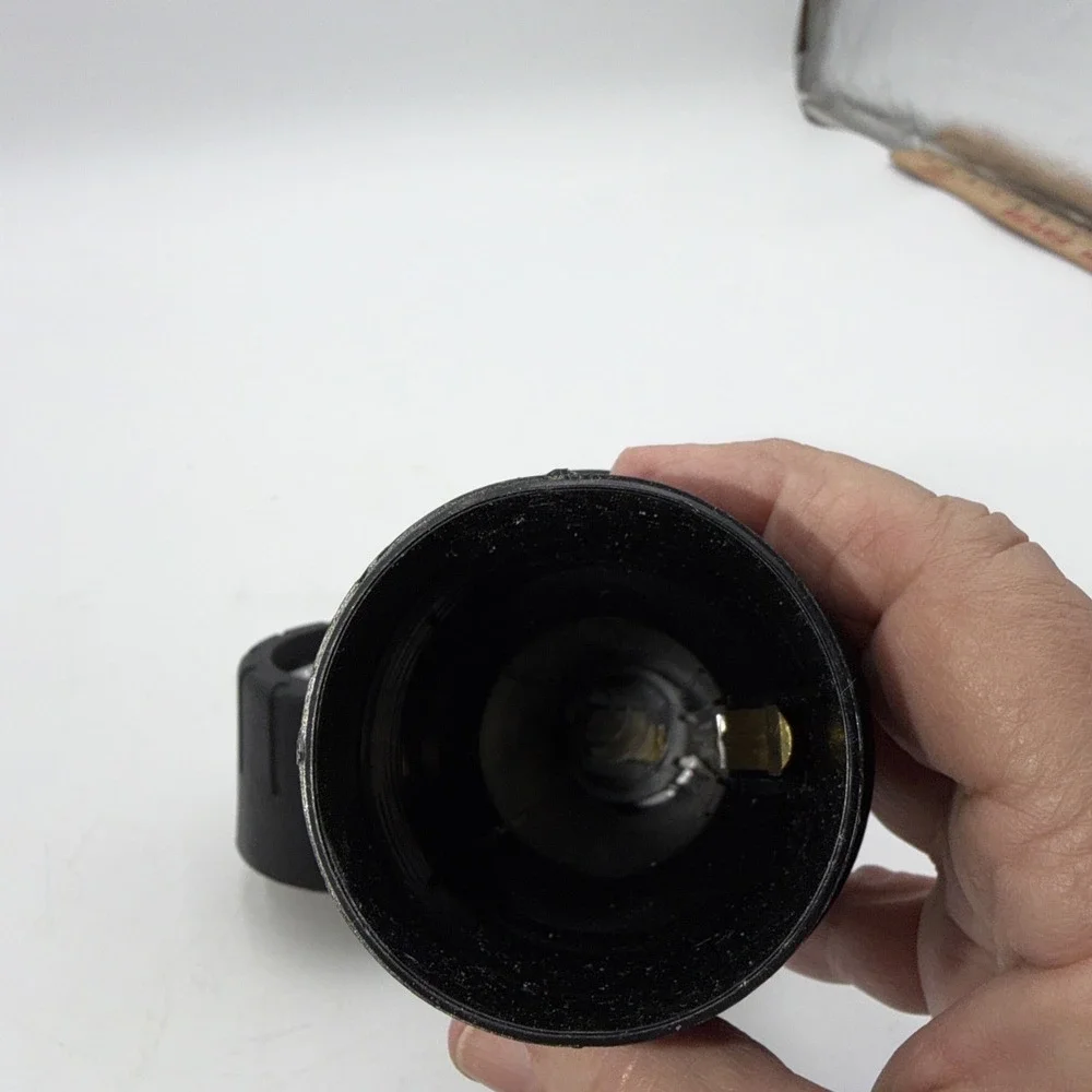 Vtg Garrity Flashlight Rubber Impact Resistant Rugged Outdoors Light Waterproof